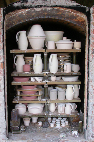Matthew Bayman's wood-fired kiln